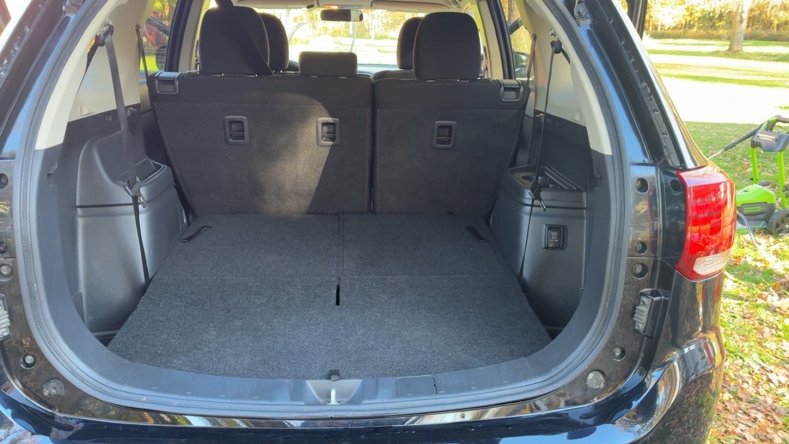 Vacuumed cargo area